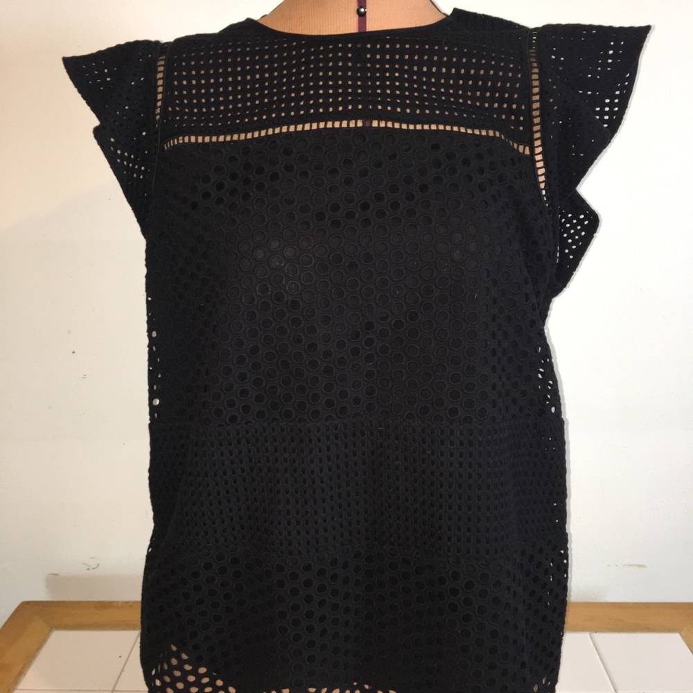 NWOT Michael Kors Eyelet blouse sz XL